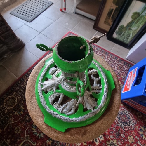 Alter bunter christbaumfuß - bunter,