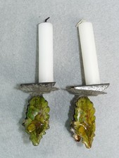 antike Kerzenhalter Blech